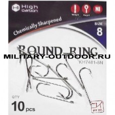 Крючки KOI ROUND-RING N #1/10 шт KH7481-1N